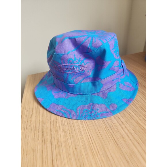 Speedo Blue & Purple Tropical Print Bucket Hat - Picture 1 of 5